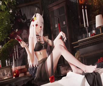 Drunk Girl Live Wallpaper