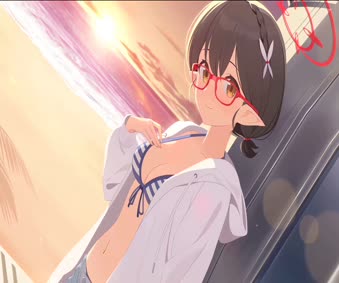 Blue Archive Ayane Summer Live Wallpaper