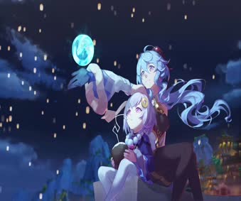 Ganyu & Qiqi Live Wallpaper