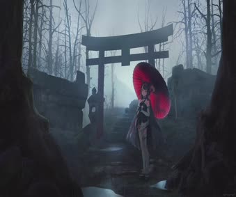 Ninomae Inanis Torii Live Wallpaper