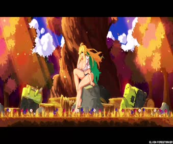 Elven Forest Red Live Wallpaper