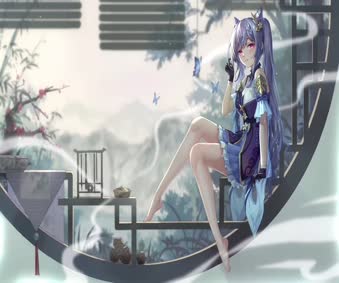 Keqing Live Wallpaper