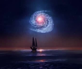 Boat Space Live Wallpaper