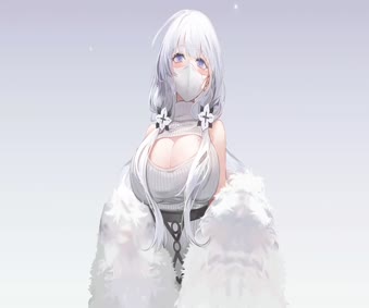 White Girl Live Wallpaper