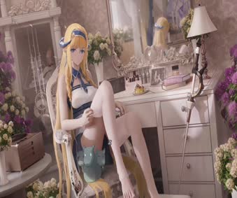 White Silk Saileach Live Wallpaper