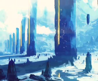 Sky Pillars Live Wallpaper