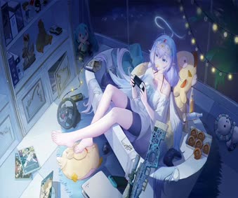 Castle Dragon Eternal Girl Live Wallpaper