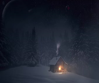 Auriga Cabin Live Wallpaper