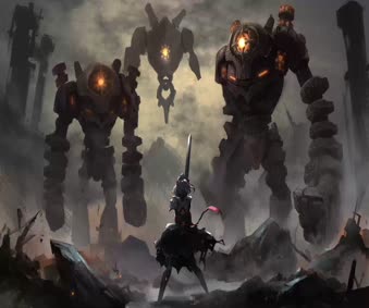 Noelle VS Robot Live Wallpaper