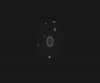 Solar System B&W Live Wallpaper