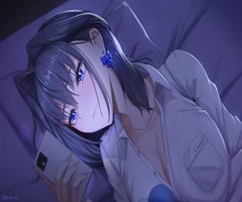 Kronii Rest Live Wallpaper