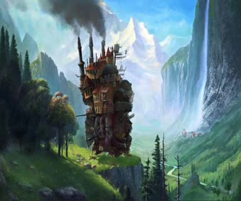 Howls Moving Castle Live Wallpaper