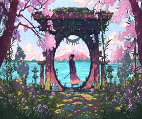 Sakura Samurai Live Wallpaper