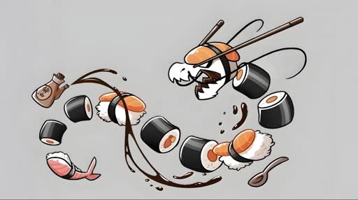 Sushi Dragon Live Wallpaper