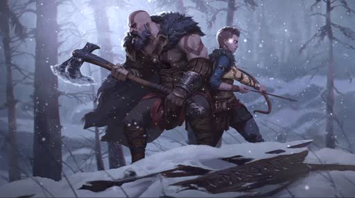 Kratos & Atreus Live Wallpaper