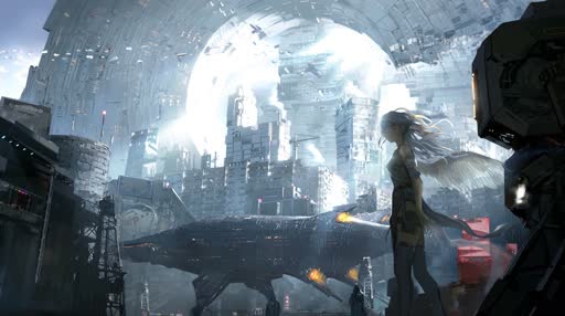 Futuristic city 4k live wallpaper