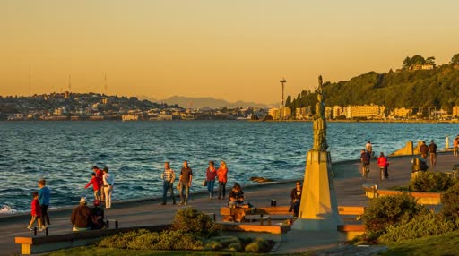 1366X768 Seattle Wallpaper