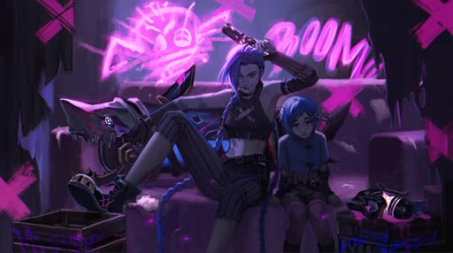 Arcane Jinx & Powder Lively Wallpaper