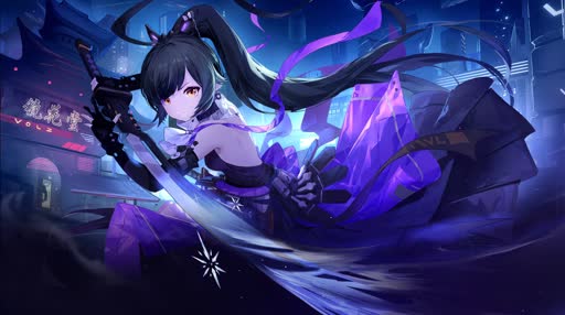 saki fuwa 4k live wallpaper