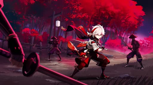 kaedehara kazuha 4k live wallpaper