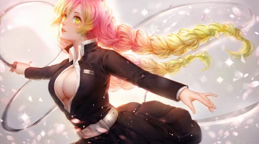 mitsuri kanroji 4k live wallpaper