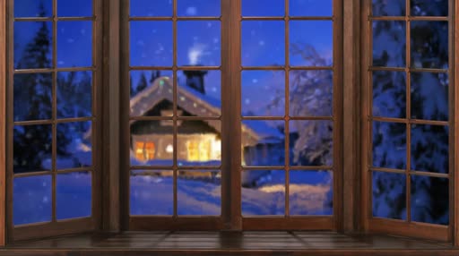 Snow Outside Lively Wallpaper