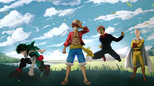 Anime Heroes Lively Wallpaper