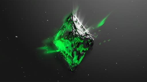 Encrusted Green Lively Wallpaper