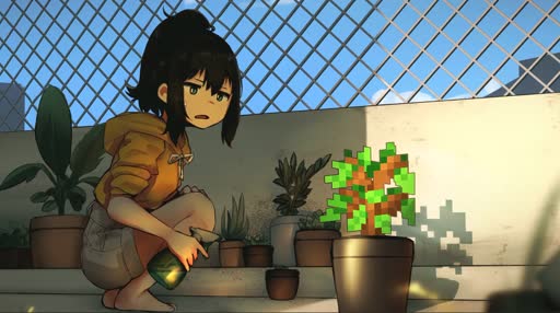 Oak From Minecraft Lively Wallpaper