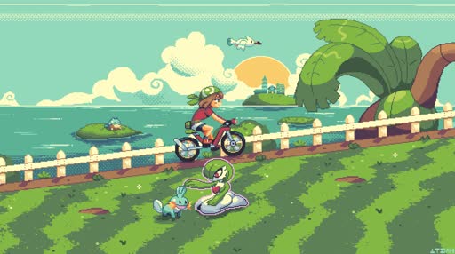 Riding Pokemon Emerald Live Wallpaper