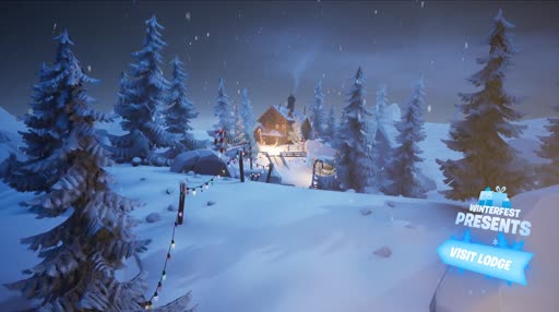 Fortnite Winterfest Lively Wallpaper