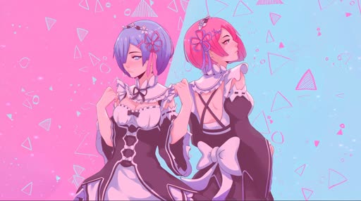 Rem & Ram Lively Wallpaper