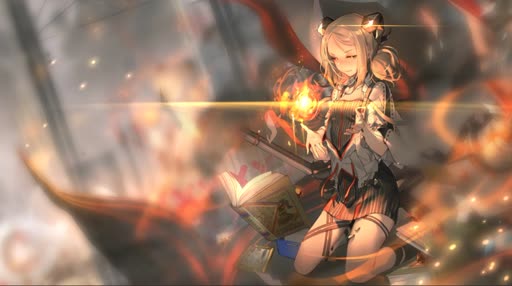 Sarkazs Fire Lively Wallpaper