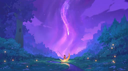 Summer Nights Lively Wallpaper