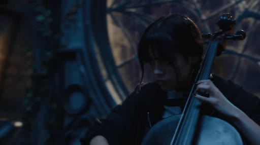 Jenna Ortega Wednesday Cello No Black Spaces