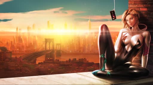 Spider Gwen Lively Wallpaper