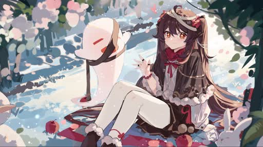 Snowy Hu Tao Animation