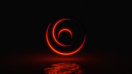 Red Circles Lively Wallpaper