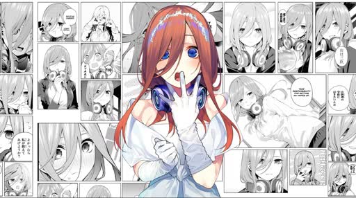 Miku Nakano Animated Wallpaper