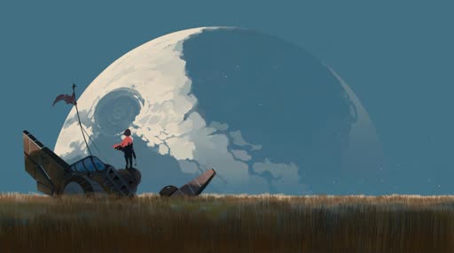 Crashed Spaceship by 邦乔彦