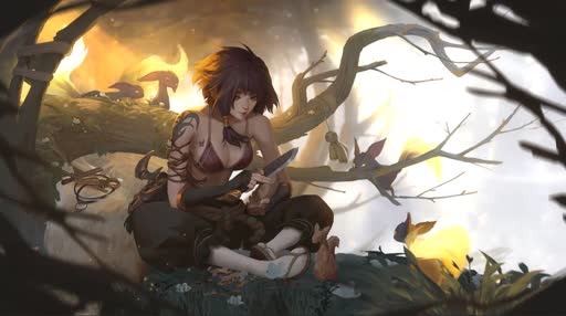 Tree House Mineko Lively Wallpaper