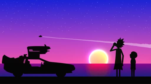 Rick and Morty Synthwave