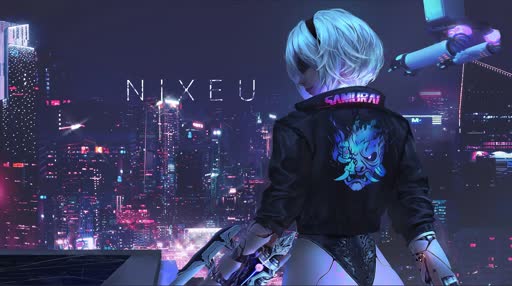 Cyberpunk 2077 x Nier Live Wallpaper