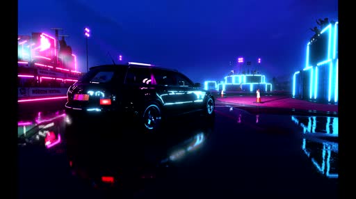 Neon Audi RS4 Lively Wallpaper