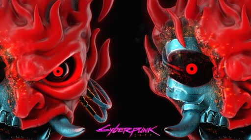 Samurai Cyberpunk 2077 Lively Wallpaper