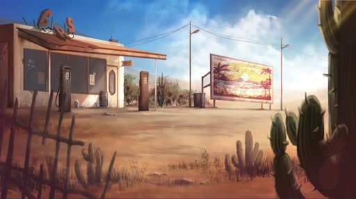 Desert Pitstop Wallpaper Engine