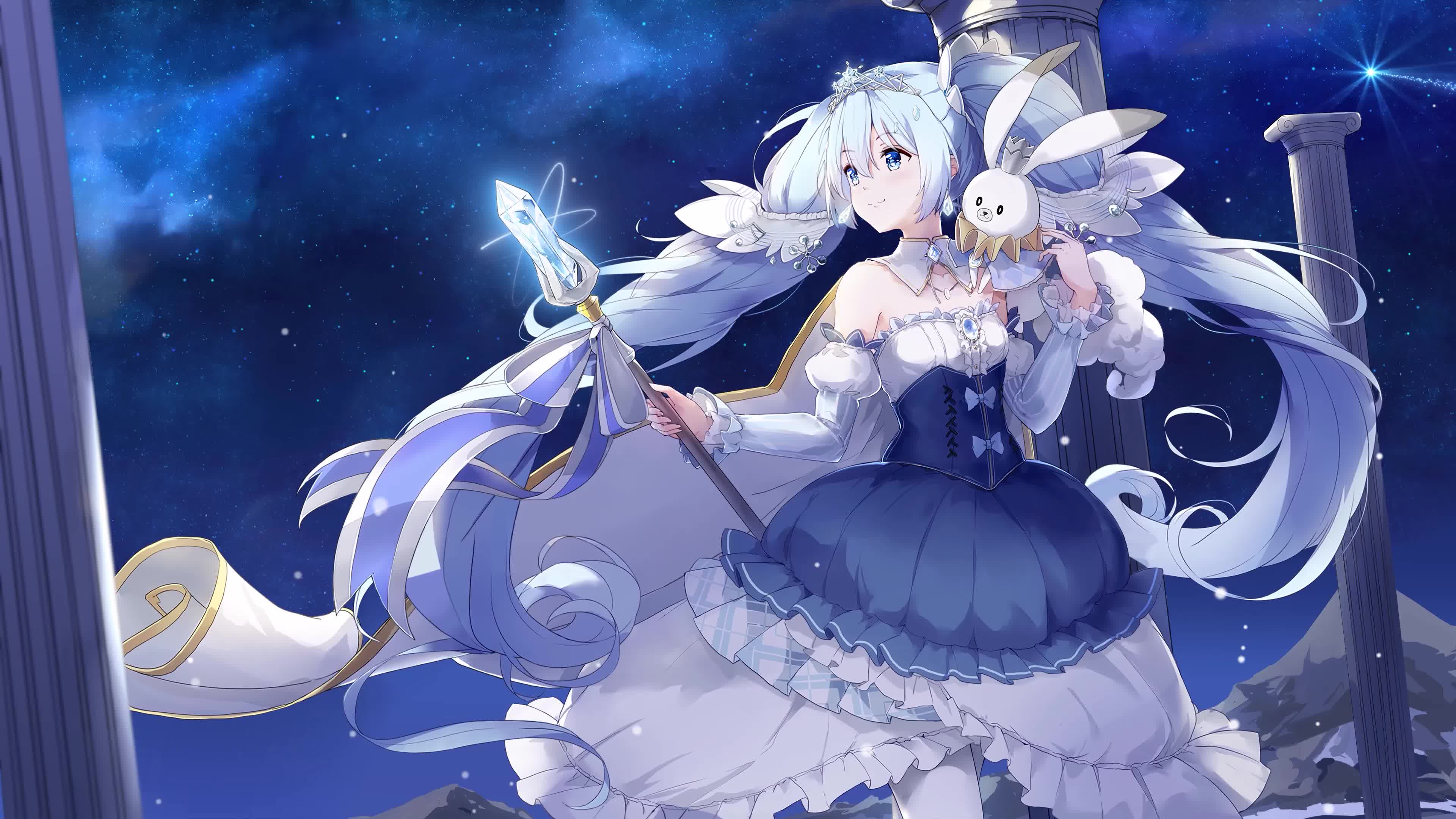 【初音未来 Hatsune Miku】雪未来 Snow Miku 雪ミク 4K60FPS