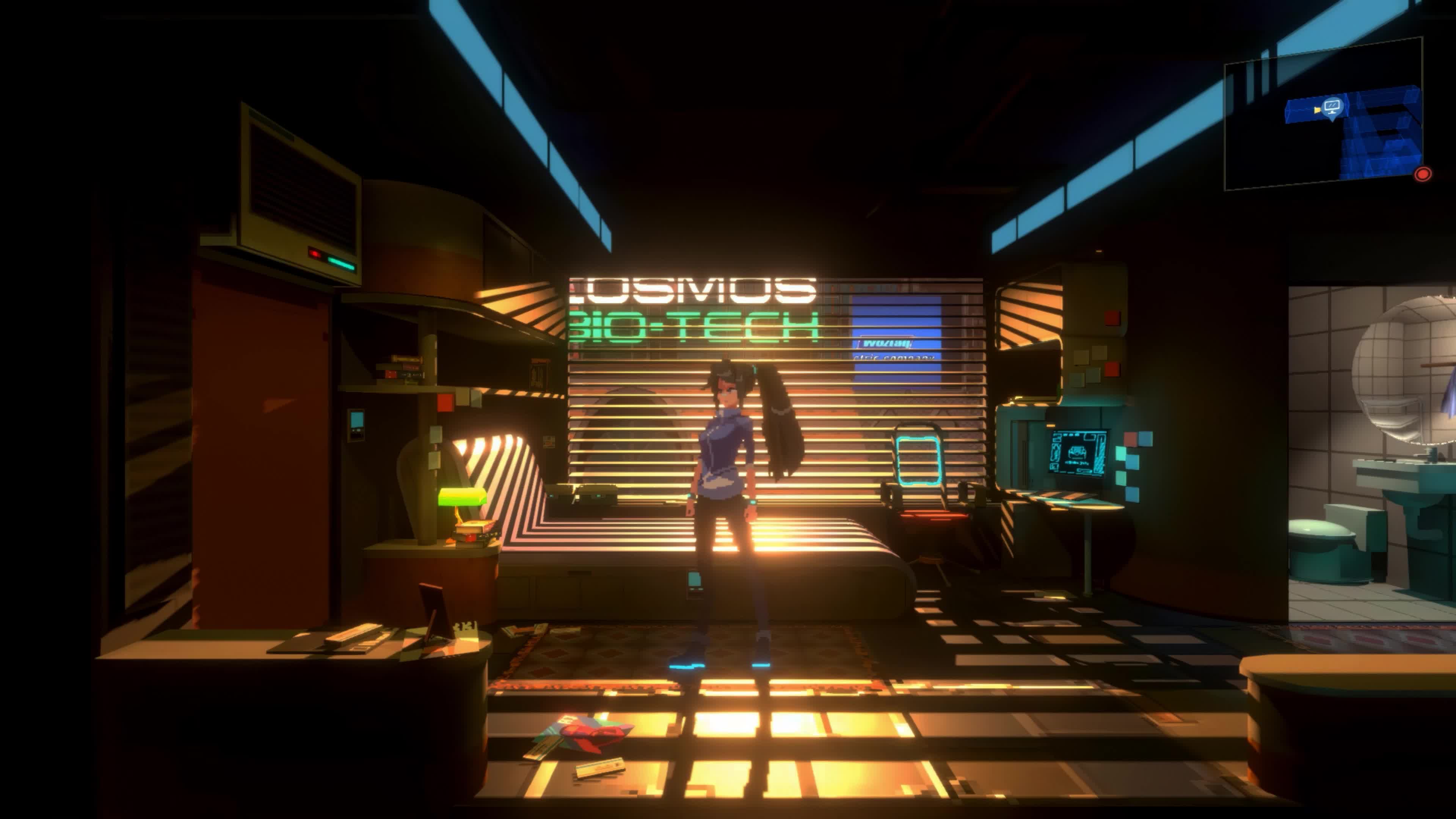 赛博朋克少女 3840x2160