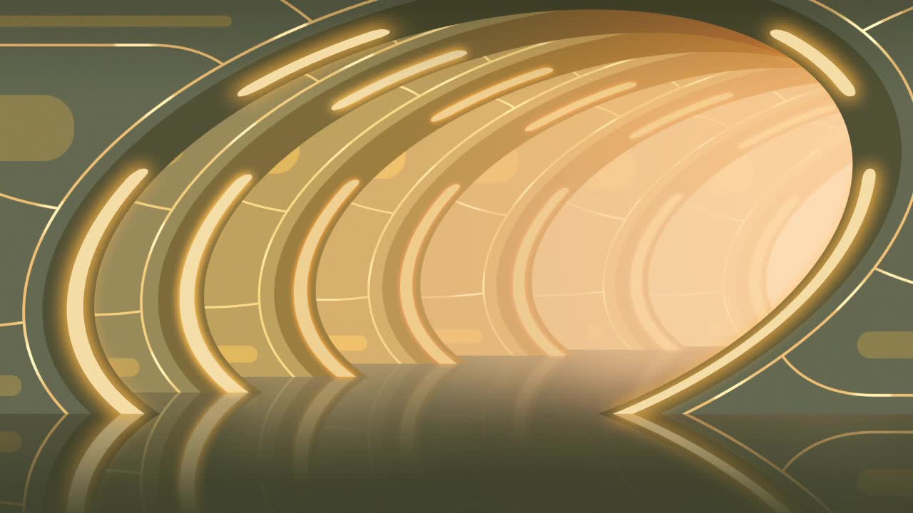 bg academy hallway animated