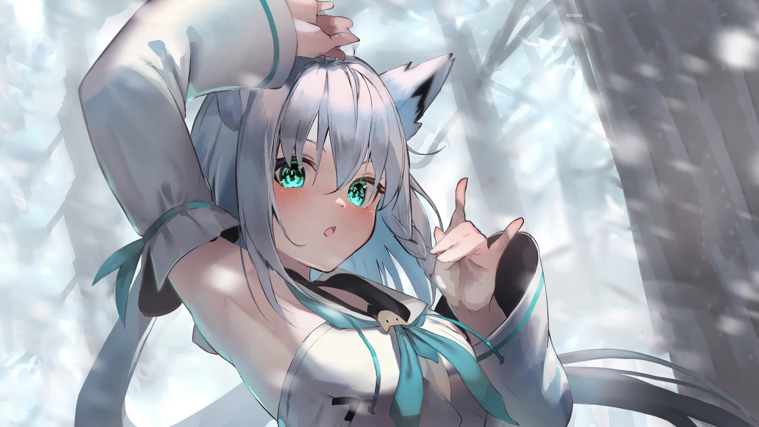 Virtual Youtuber Fubuki Shiragami Cybust PC